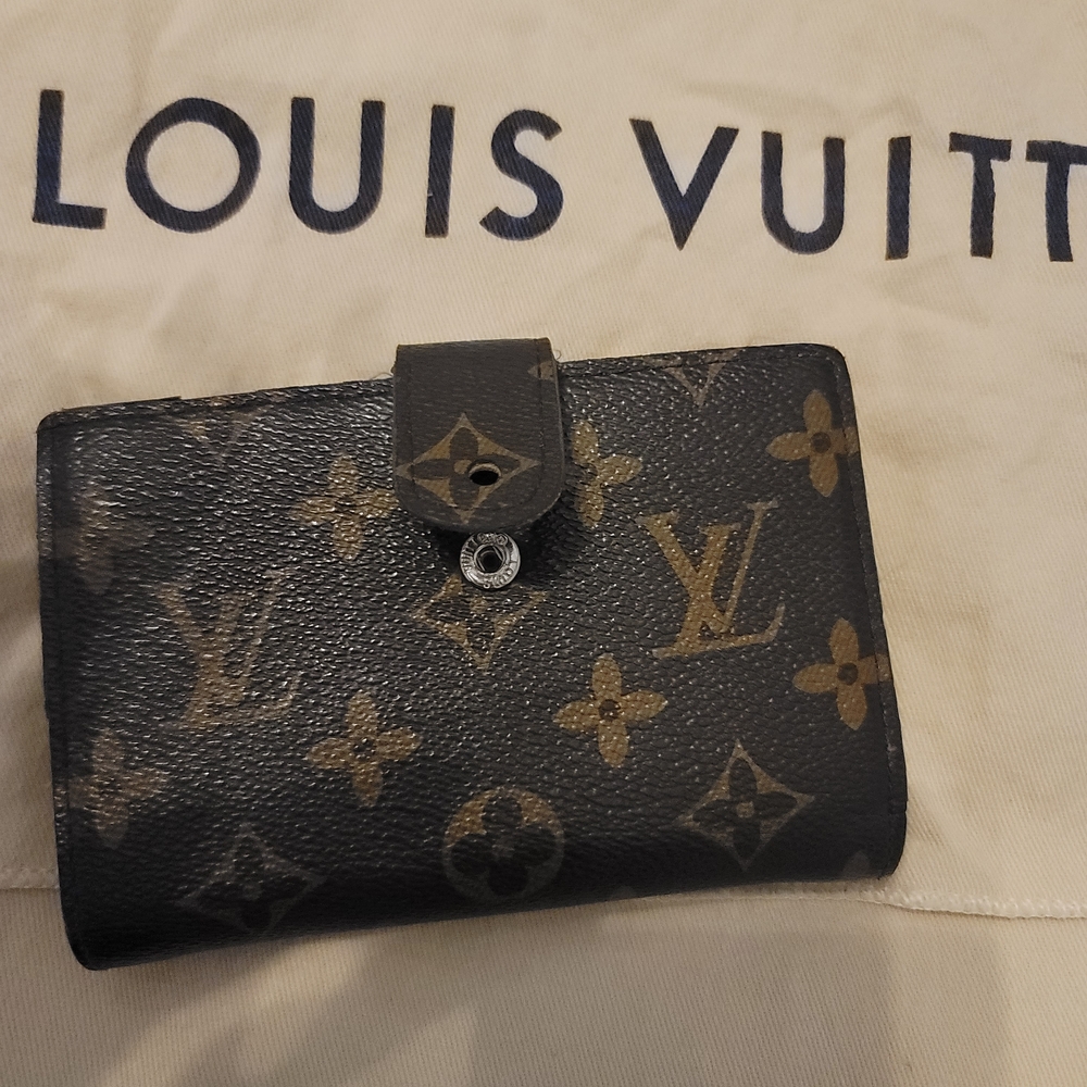 Louis Vuitton Black and Brown Wallet
